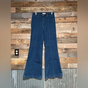 Rockin C high waist wide leg flare